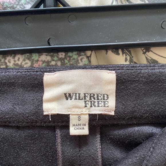 Wilfred Free Dark Grey Faux Suede Skirt *excellent condition - Picture 4 of 4